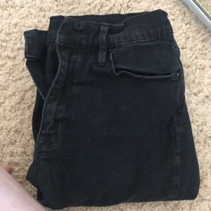 Black high rise skinny bdg
